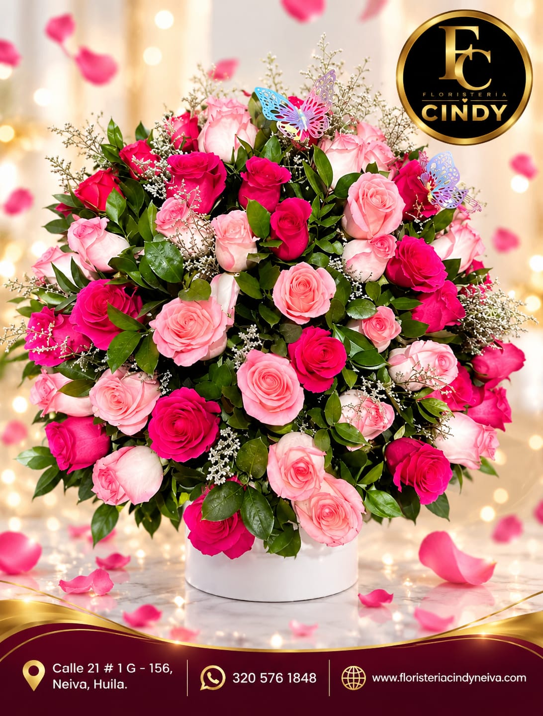 Topiario 100 Rosas